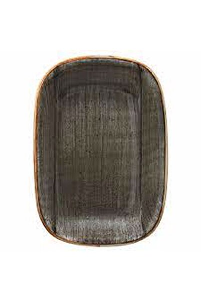 Bonna Porselen , Space Gourmet Dikdörtgen Kayık 12*8.5 Cm (3'LÜ)