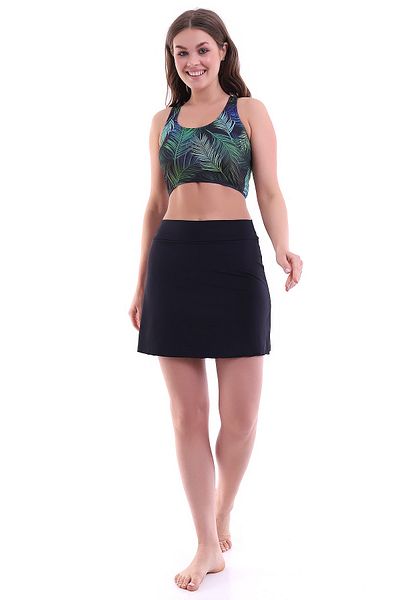 Aykum Mayo Badi-Bikini mit Shorts und Rock, Mondsand