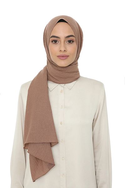 Levidor Women's Copper Natural Cazz Shawl
