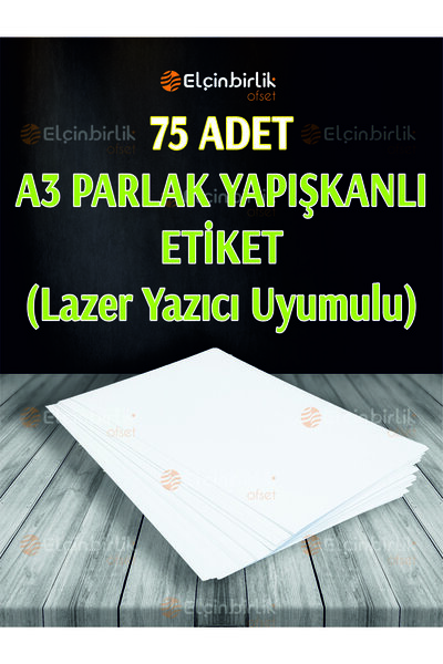 elçinbirlik 75 قطعة من الملصقات اللاصقة الفنية مقاس A3 مقاس 29,7 × 42 سم