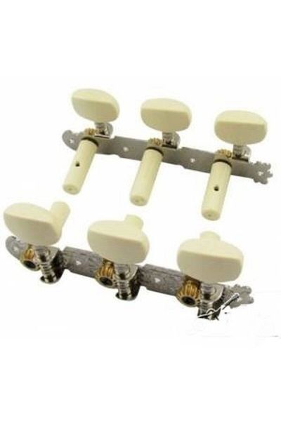 Alice Cl0303 Classic Guitar Twist Set-3+3 Right-Left Set-Pena Gift