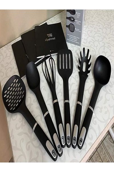 VİP AHMET 6-Piece Matte Chrome Serving Set
