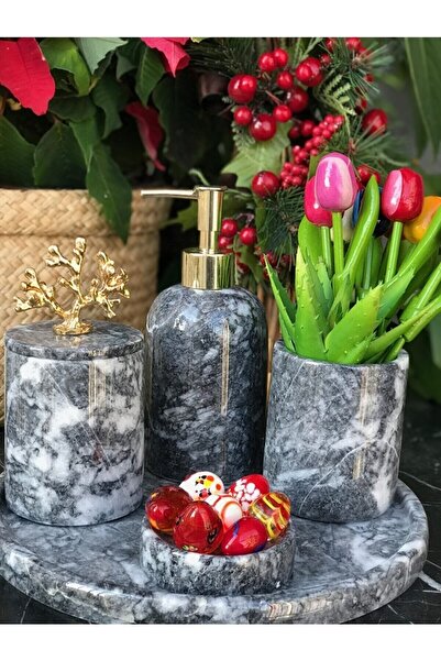 Modestmar Natural Marble Bathroom Set 5 Pieces