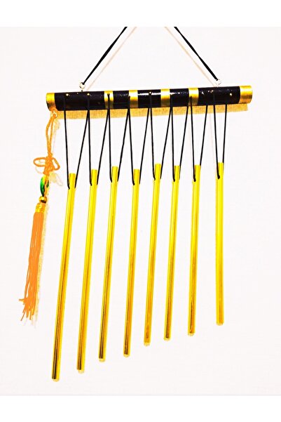 PİRAMİGO Feng Shui Metal Rüzgar Çanı Doğal Tını Metal Tüp