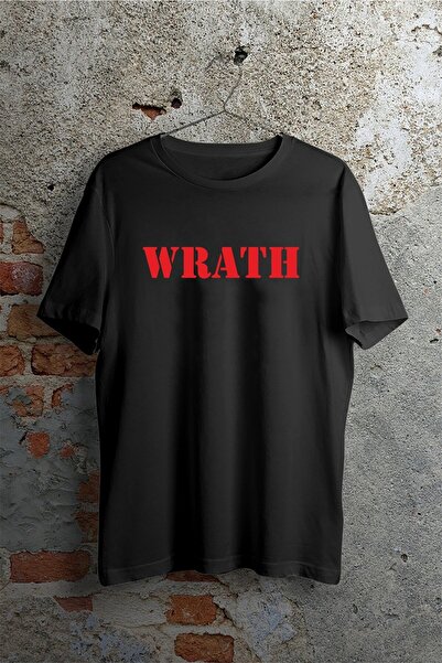 venüsdijital Wrath Unisex Siyah T-shirt
