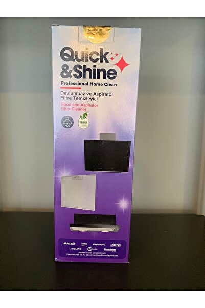 Quick&Shine Quick Shine Davlumbaz Ve Aspiratör Filtre Temizleyicisi 500 ml
