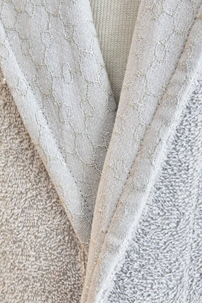 Karaca Home Casita Flos 6 Parça Bej Krem Aile Banyo Seti