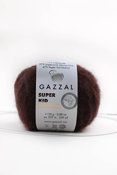 Gazzal Super Kid Mohair 25 γρ. 78% μαλλί - 22% πολυεστέρας, ανάμεικτο φυσικό ...