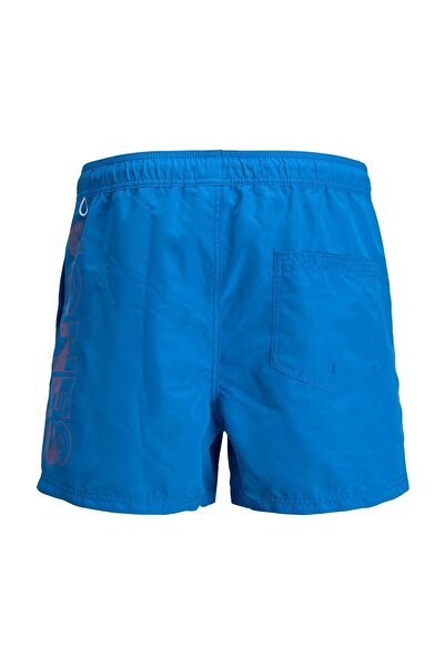 Jack & Jones Swim Shorts - Blue - With Slogan