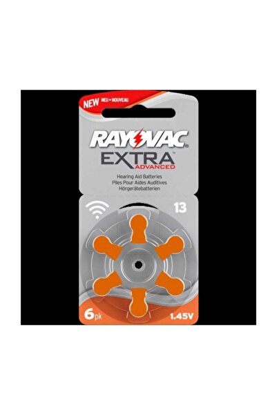 Rayovac 13 Numara Kulaklık Pili 6'lı Paket
