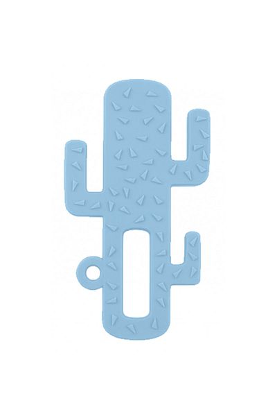 OiOi Silicone Teether Cactus Mineral Blue
