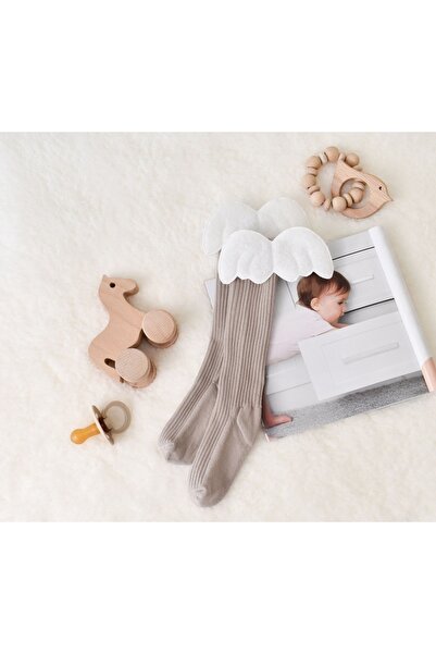 Little Ya Ya Love Baby Girl Mink Wing Socks (MINK)