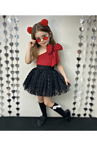 tunay moda One Shoulder Bottom Top Combination