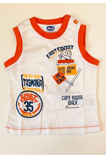 Chicco 9 - 12 Ay, Tek Beden, Erkek Bebek Yazlık Kolsuz Atlet