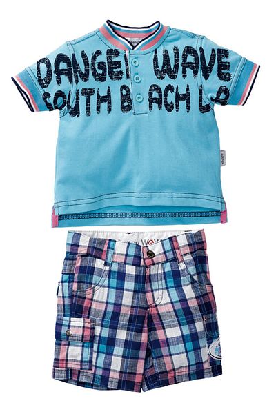 andywawa Baby Boy Summer Tshirt and Bermuda Shorts Set