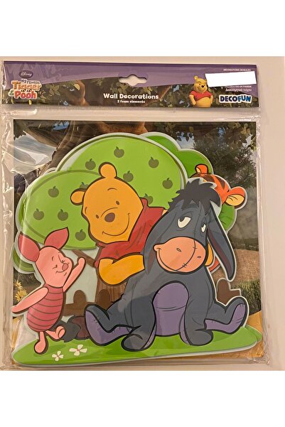 Funtosee Στολίδι τοίχου Διακόσμηση από αφρό 2 Σετ My Friends Tiger And Pooh