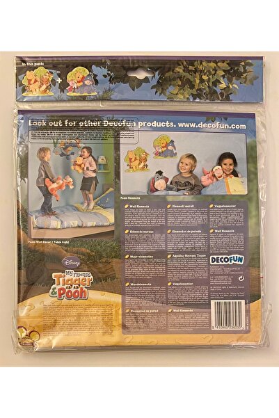 Funtosee Στολίδι τοίχου Διακόσμηση από αφρό 2 Σετ My Friends Tiger And Pooh