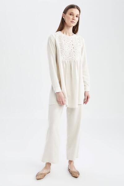 DeFacto Φαρδύ παντελόνι σε κανονική εφαρμογή