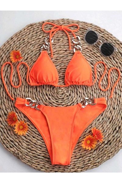 bikinistan Orange Bikini Set