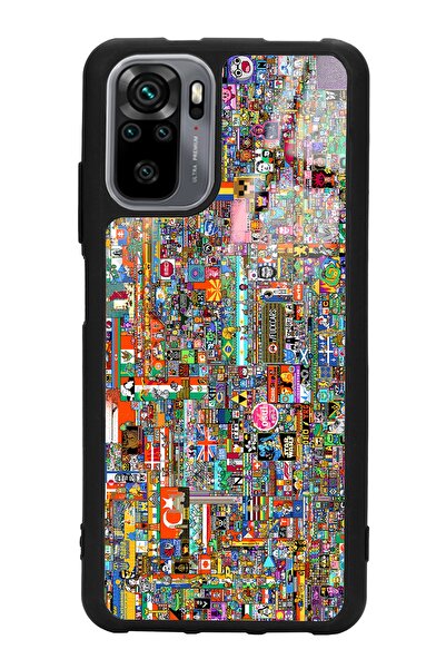 Spoyi Xiaomi Redmi Note 10 - 10s R/place Hatıra Tasarımlı Glossy Telefon Kılıfı