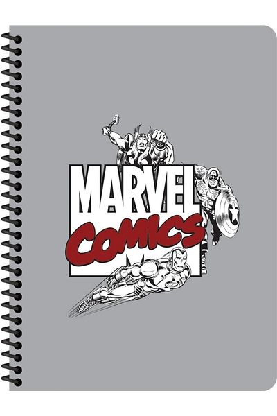 Marvel Caiet în carouri seria 1 16,5x22,5 - gri (80 coli)
