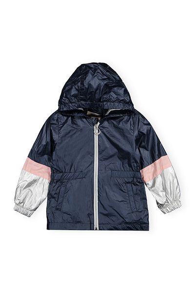 Verscon Girl's Zippered Pocket Raincoat