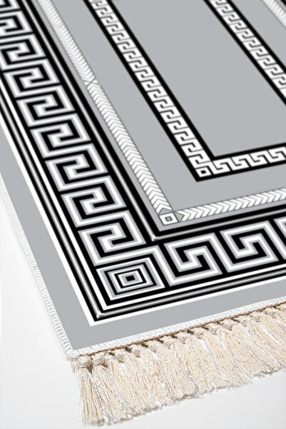 Alanur Home Eco Trend Djt Washable Non-Slip Base 3-Piece Bedroom Set 651m Modern Gray