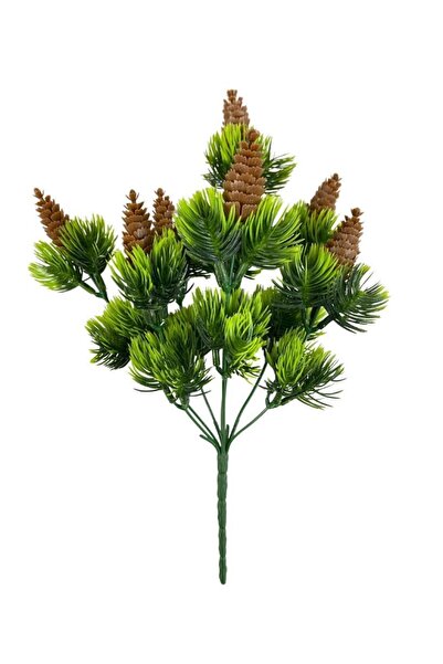 Nettenevime Yapay Çiçek Çam Kozalaklı Demet Yapay Bitki 30*20cm