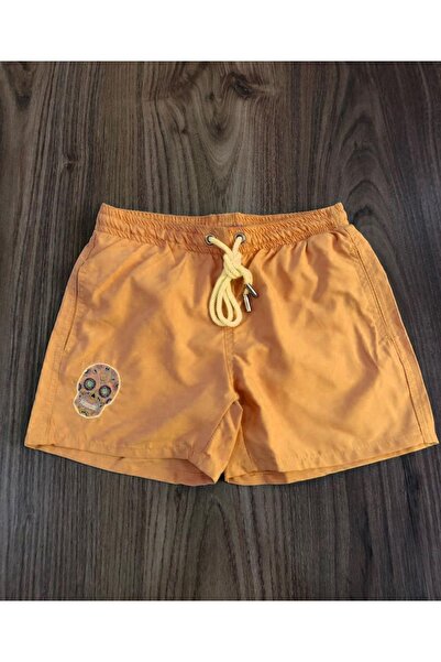 Pink Hippo Kids Kupaće šortsevi za dečake sa izvezenom lubanjom