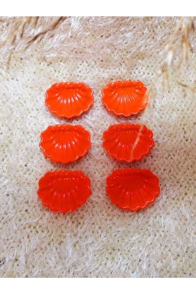 E.M.S AVM 6 τεμάχια πορτοκαλί χρώματος Oyster Coffee Side Presentation Cup Tu...