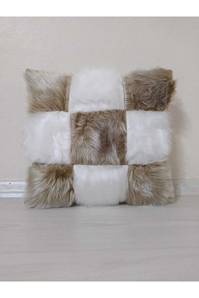 YILMAZHOME Checkered Plush Throw Pillow Cover