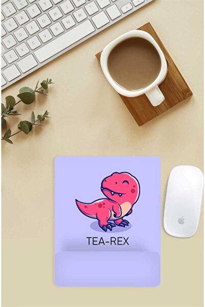 Gizeo Concept Mouse Pad cu model Tea Rex cu suport pentru încheietura mâinii