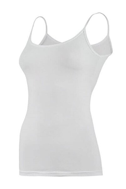 Mevsim Γυναικείο Βαμβακερό Βαμβακερό Μονό Μπλουζάκι Λευκό 30505 6 Τεμάχια