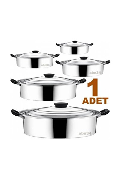 abnturk 1adet Çift Kulplu Ø32cm Alüminyum Karnıyarık Pilav Tenceresi Boyasız ...