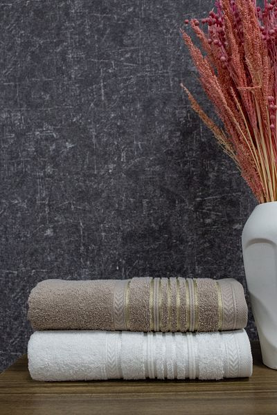 Class Tamarra 2 τεμαχίων 50x90 Jacquard Hand - Σετ Πετσέτες Προσώπου