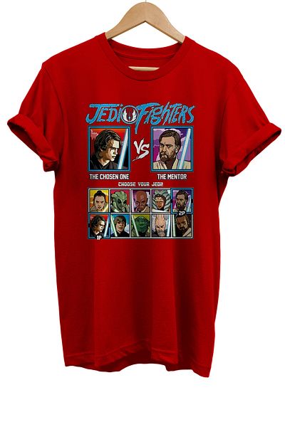 remonz Star Wars Jedi Fighters με στάμπα 100% βαμβακερό μπλουζάκι με κανονικό μέγεθος