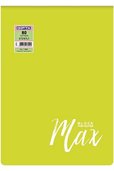 Gıpta Max Block Wire Stitching Pp Cover Memo Pad (a6)-80y.quared (stand)