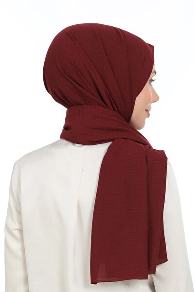 Levidor Women's Burgundy Natural Cazz Shawl