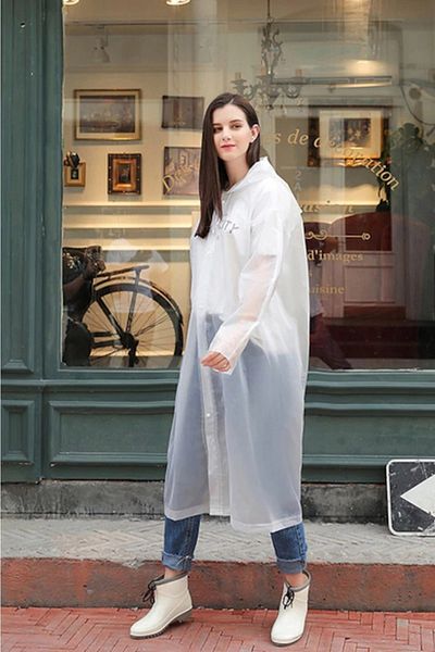 Hayal Sepeti Eva Unisex Αδιάβροχο με κουμπιά Λευκό