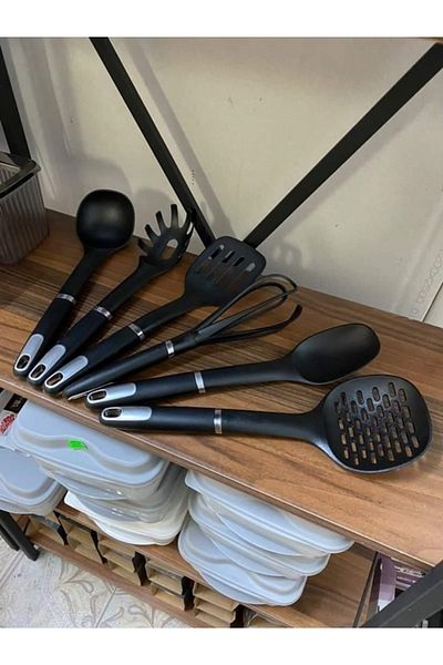 VİP AHMET 6-Piece Matte Chrome Serving Set