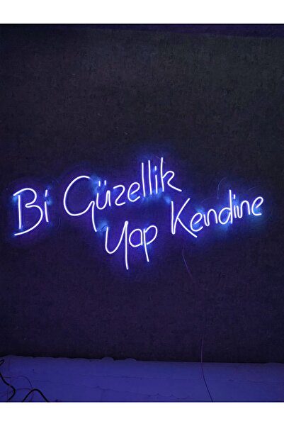 Genel Markalar Bi Güzellik Yap Kendine Neon Yazı Neon Tabela Dekoratif Aydınl...
