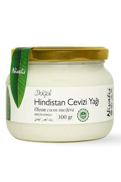 Nivalis Solid Coconut Oil 300 gr Cold Pressed / Aromatherapy Oils