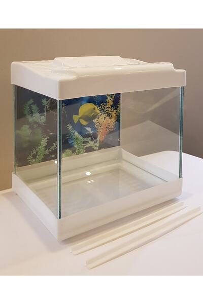 Genel Markalar Mini Akvaryum 20cm Beyaz