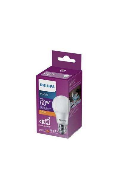 Philips Mycare 8w/60w Sarı Işık E27 Led Ampul