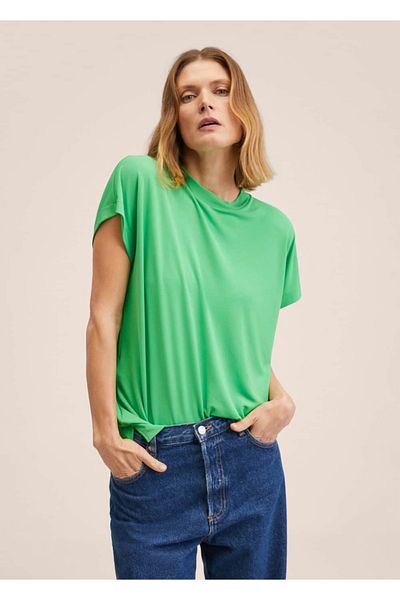 MANGO Woman Tricou cu spatele în V