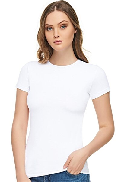 sevdalı بدلة نسائية بيضاء بأكمام قصيرة