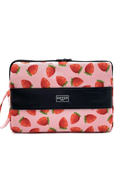 Differ Studio 13-14 بوصة نمط الفراولة كمبيوتر محمول/ماك بوك/دفتر/حقيبة/حقيبة