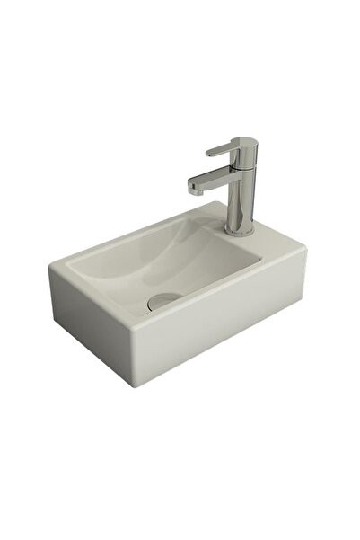 Bocchi Milano Dar Sağ Lavabo 37 Cm Mat Beyaz 1419-002-0126