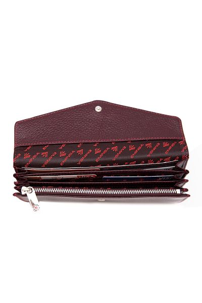 Eminsa Claret Red Leather Women's Wallet