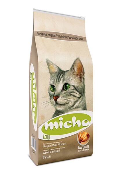 Micho Miçho 1,5 Kg Adult Cat Tavuklu (HAMSİ VE PİRİNÇ EŞLİĞİNDE) Yetişkin Ked...